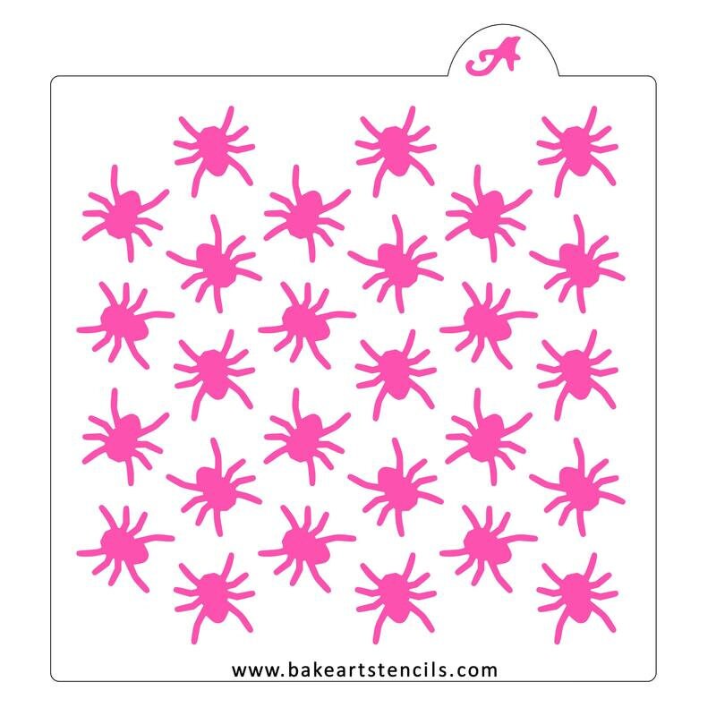 Spider Pattern Stencil, Halloween Cookie Stencil, Spider Background Stencil, Halloween Stencil, Fall Stencil, Bug Stencil