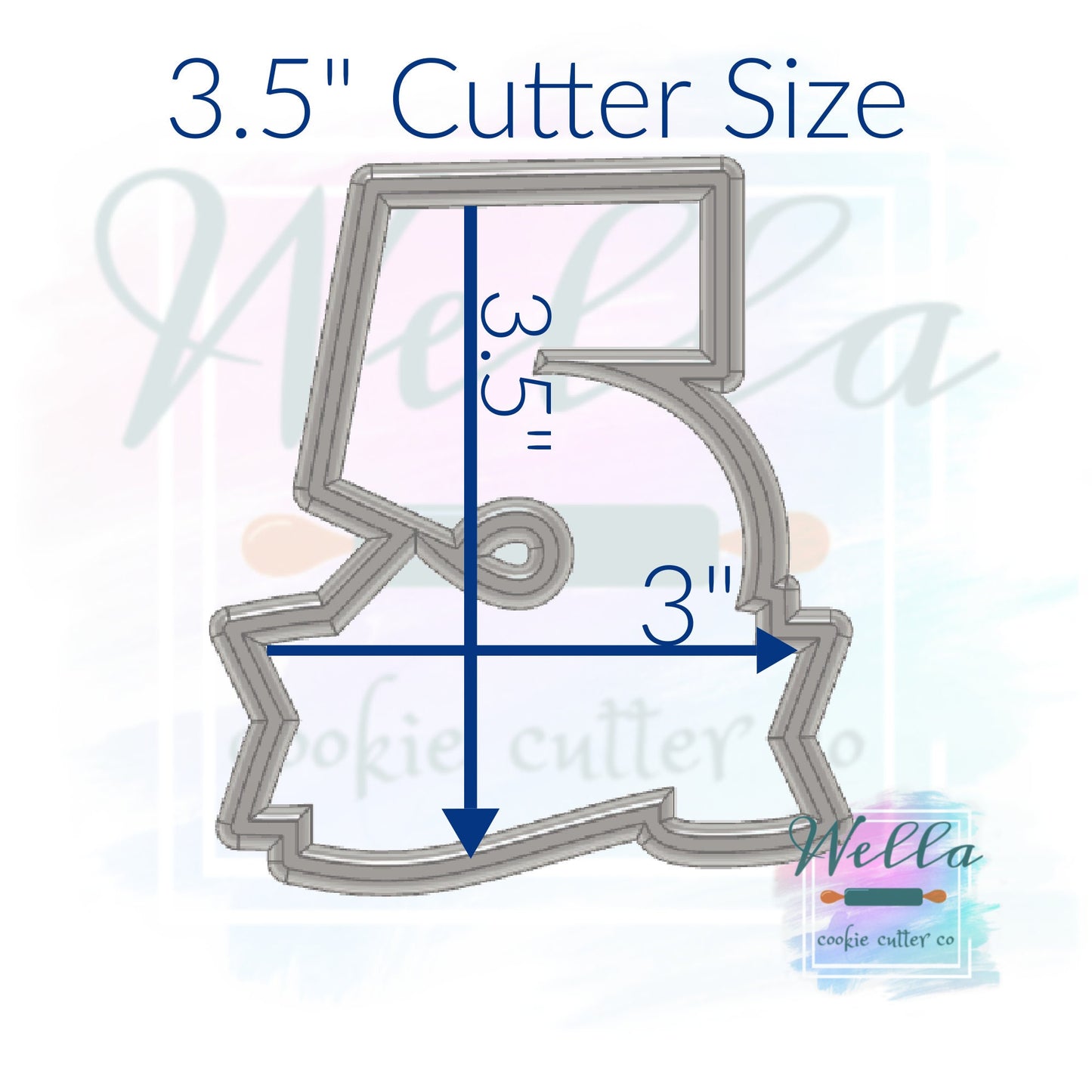 Number Five with Banner Cookie Cutter