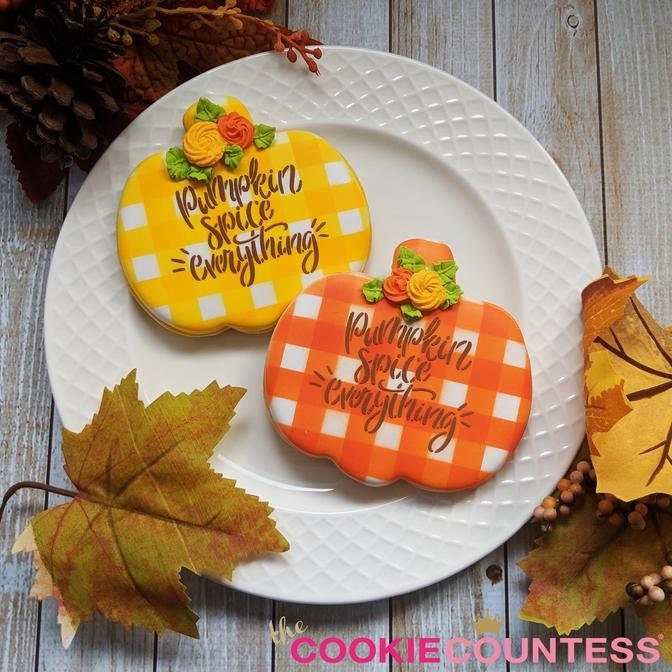 Pumpkin Spice Everything Stencil, Pumpkin Spice Cookie Stencil, Fall Cookie Stencil, Autumn Cookie Decorating Stencils, Fall Stencil