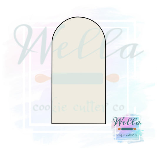 Tall Arch Plaque Cookie Cutter