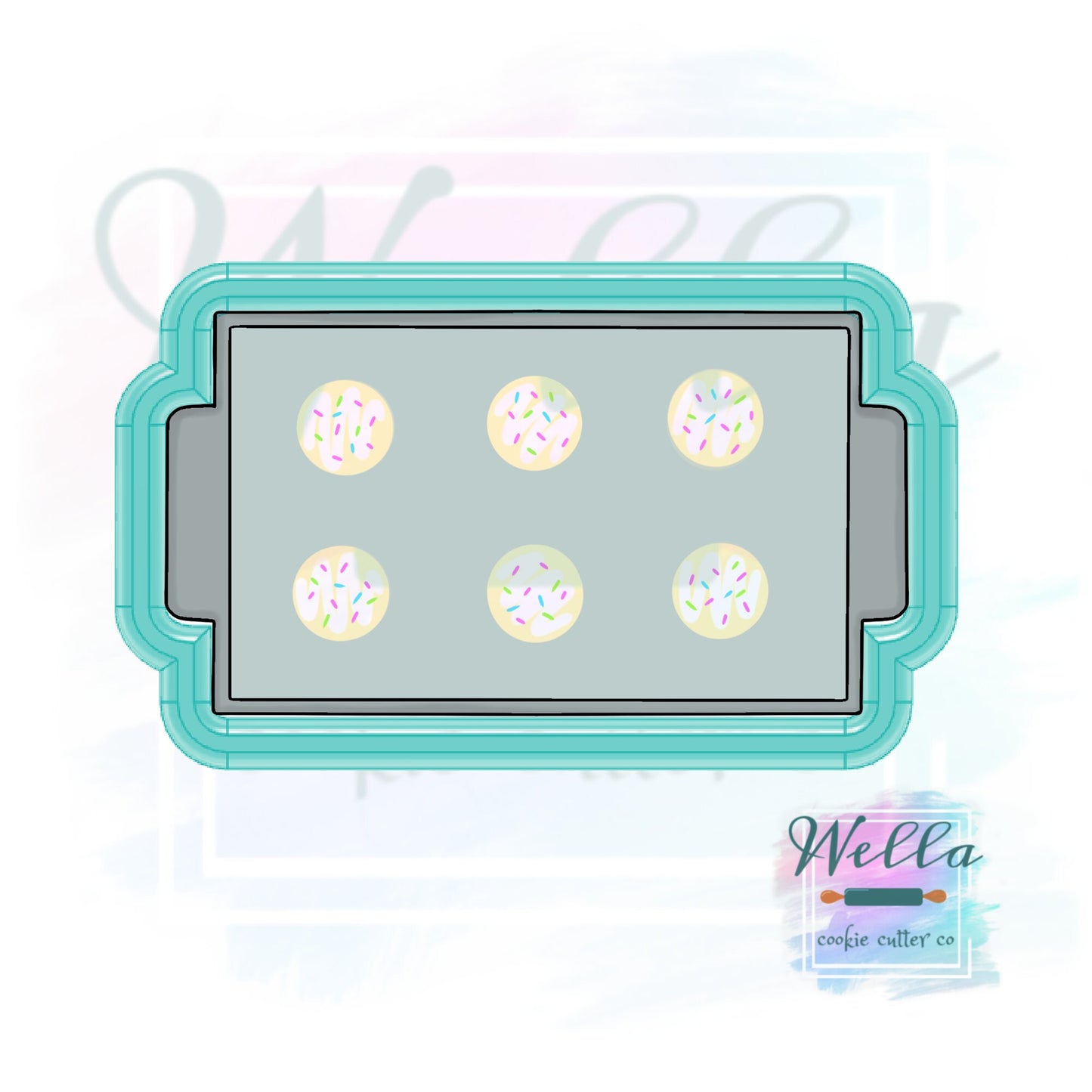 Baking Sheet Pan Cookie Cutter, Elf Cookie Cutter, Baking Pan Cookie Cutter, Mini Cookie Sheet Cookie Cutter