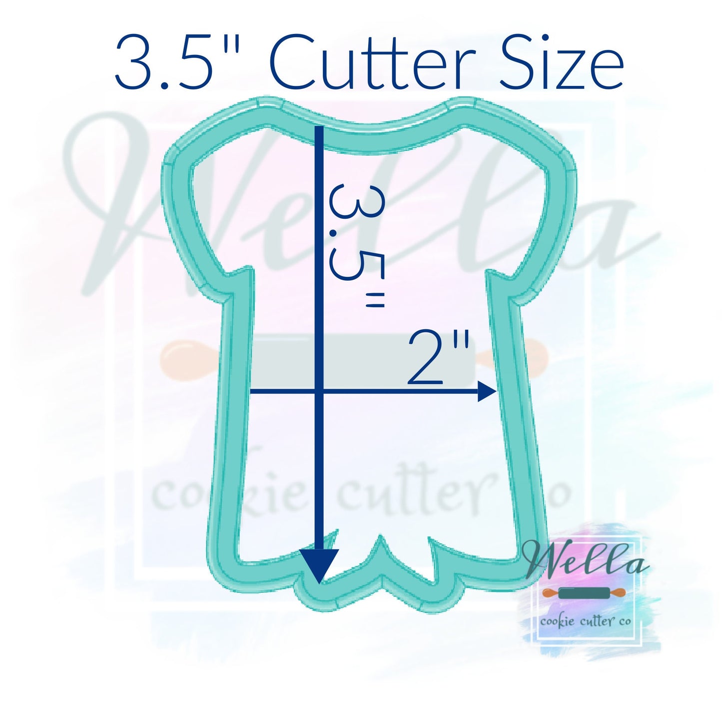 Knotted T-Shirt Cookie Cutter, T-shirt Cookie Cutter, Girls T Shirt Cookie Cutter, Knotted Shirt Cutter
