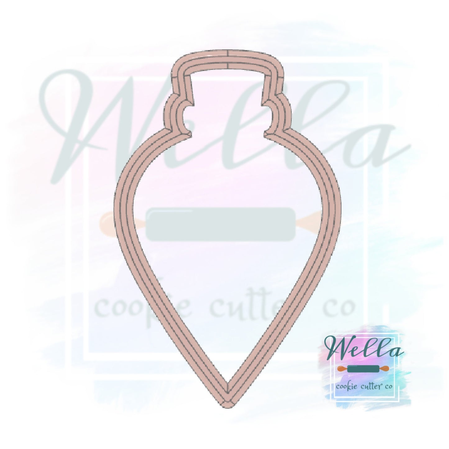 Potion Bottle Cookie Cutter, Halloween Cookie Cutter, Potion Cookie Cutter