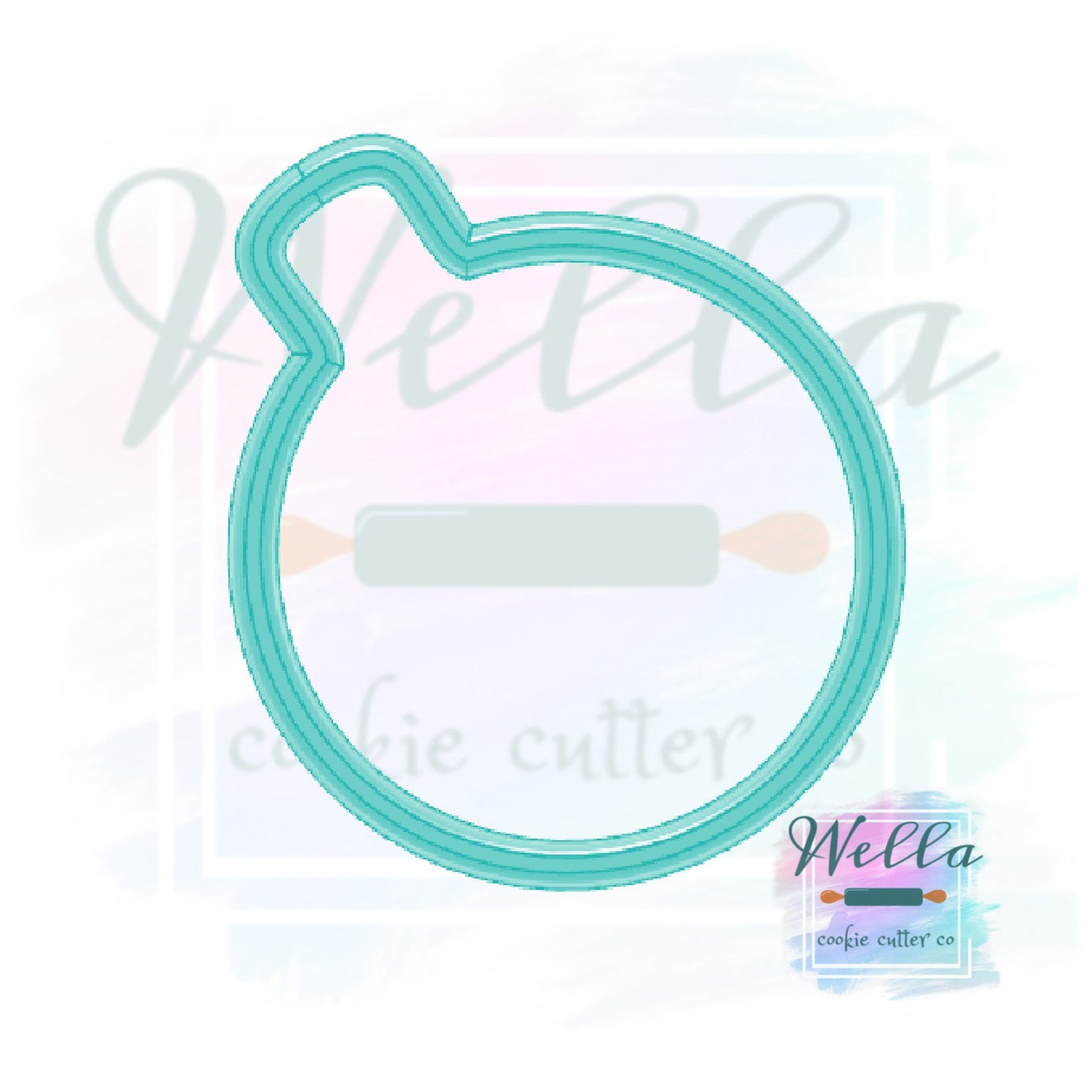 Coffee Cup Top View Cookie Cutter, Coffee Milk Design Cup Cookie Cutter, Coffee Cup Cookie Cutter, Cappuccino Cookie Cutter