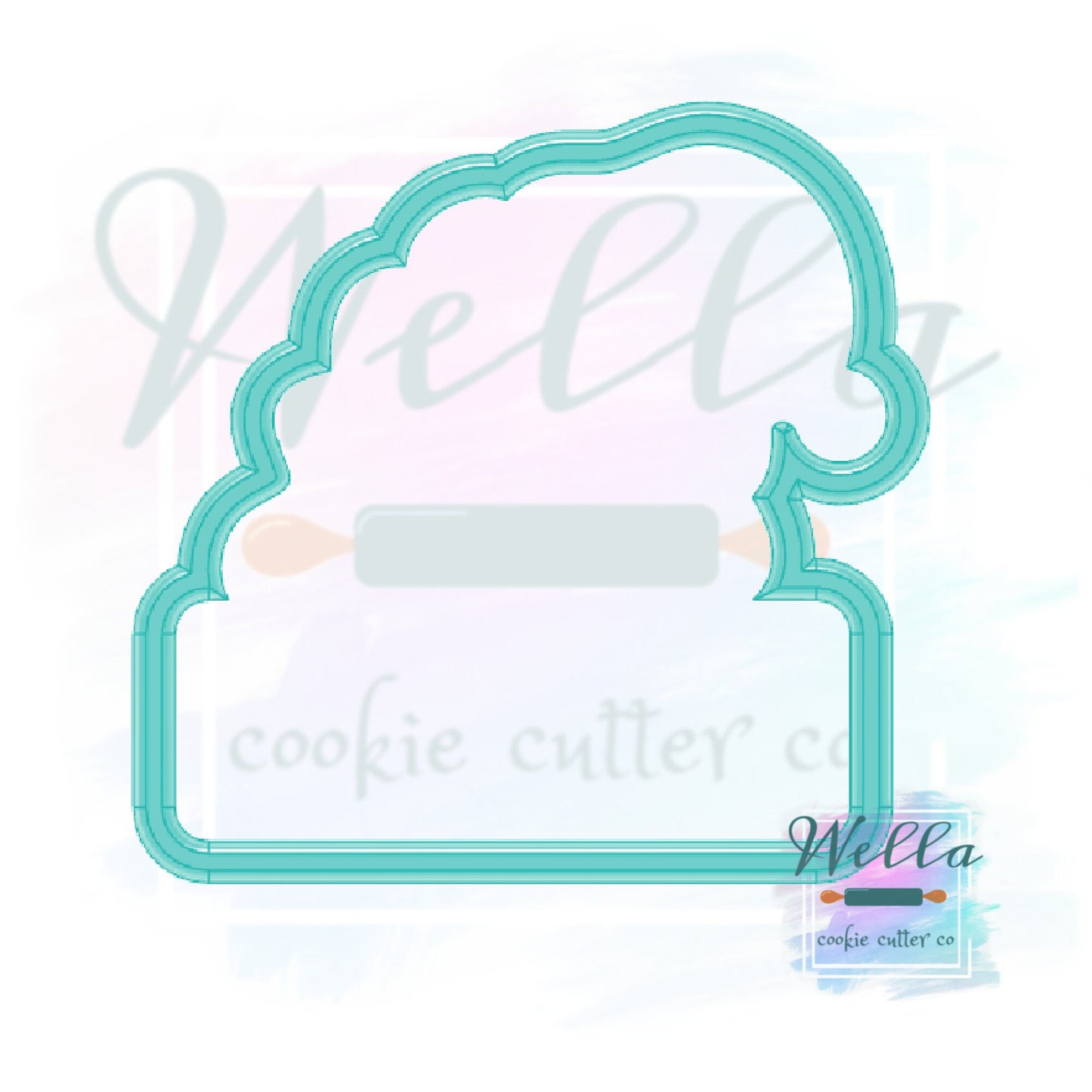 Elf Name Plaque Cookie Cutter with Optional Stencil Guide, Elf Cookie Cutter, I'm Back Cookie Cutter, Christmas Elf Cutter