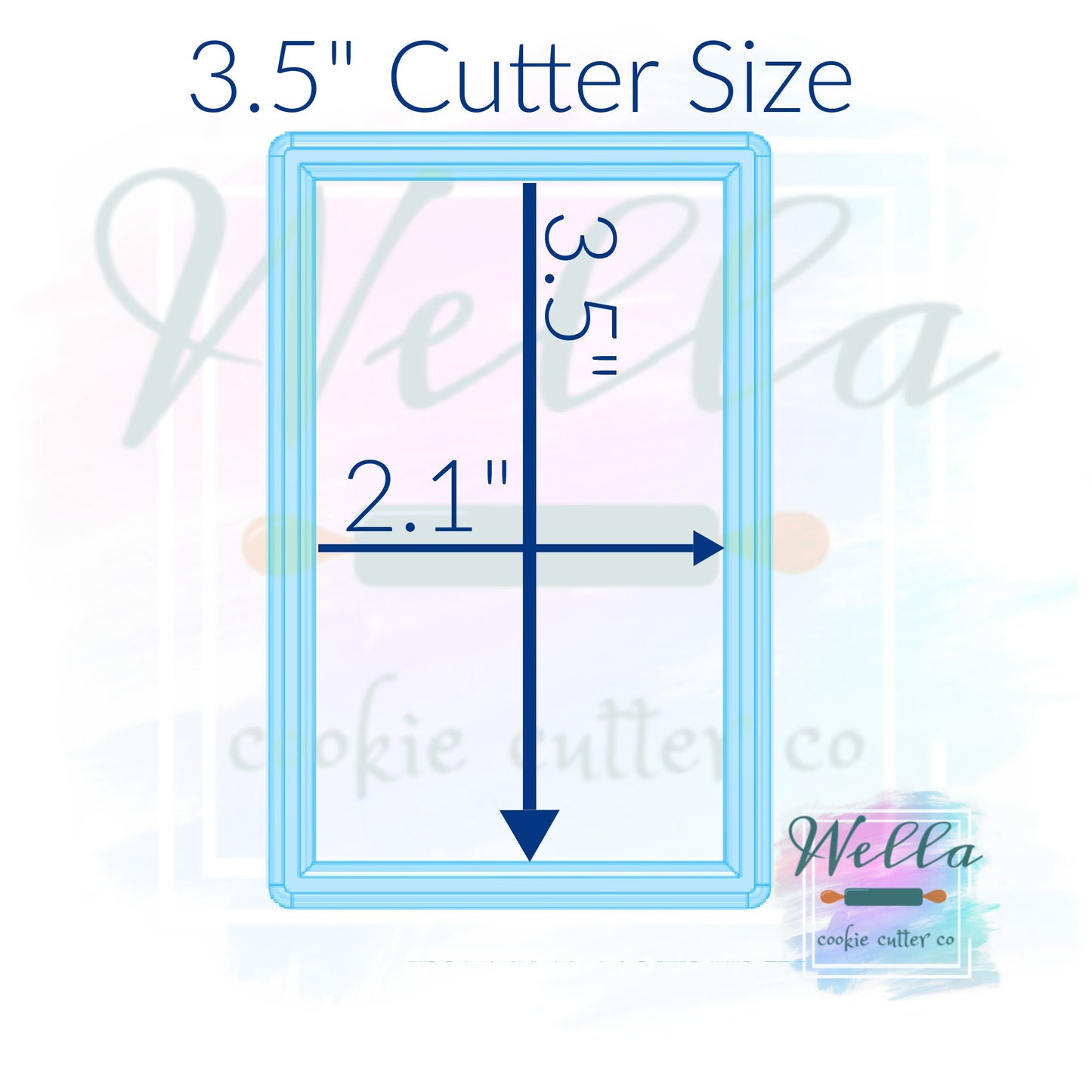 Home Front Door Rectangle Cookie Cutter, Home Cookie Cutter, Door Cookie Cutter, Rectangle Cookie Cutter