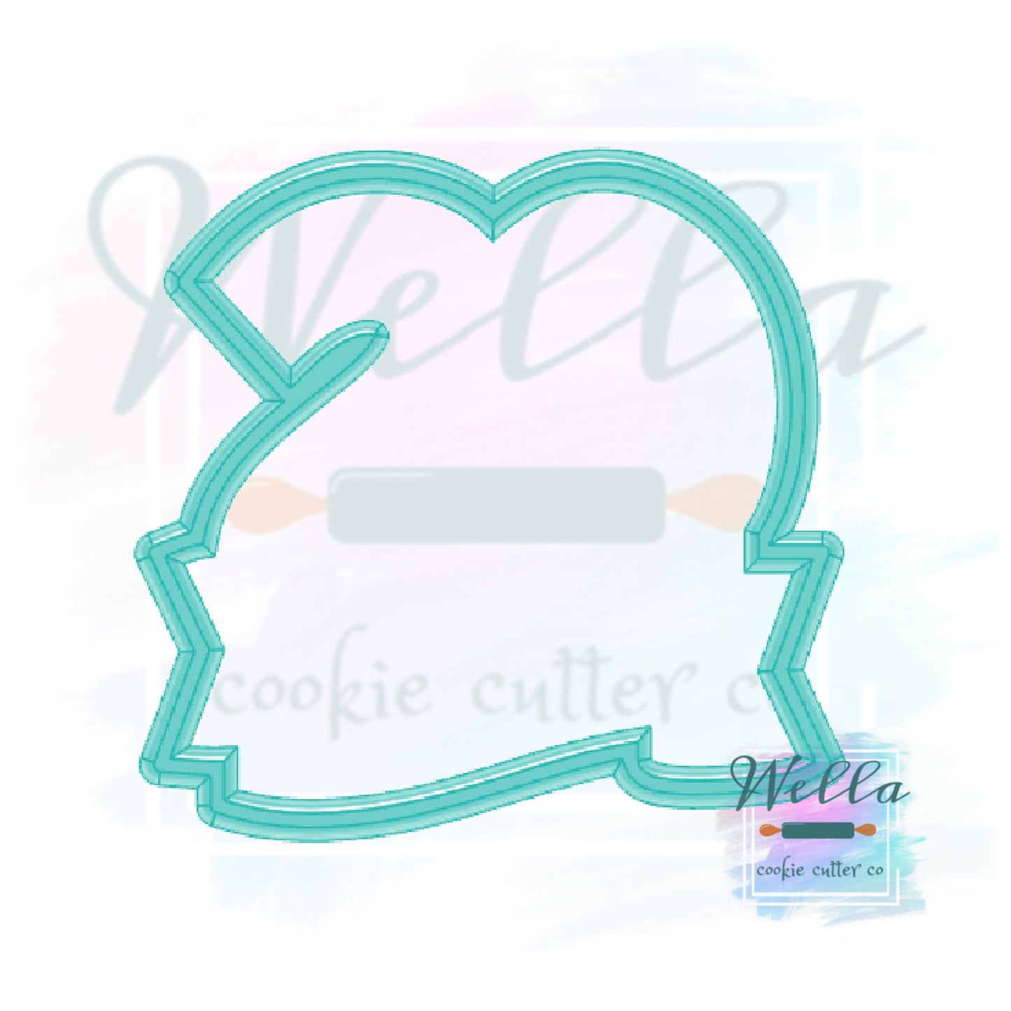 Number 20 with Banner Cookie Cutter, Number Twenty Cookie Cutter, Number 20 with Banner Cookie Cutter, #20 Cookie Cutter