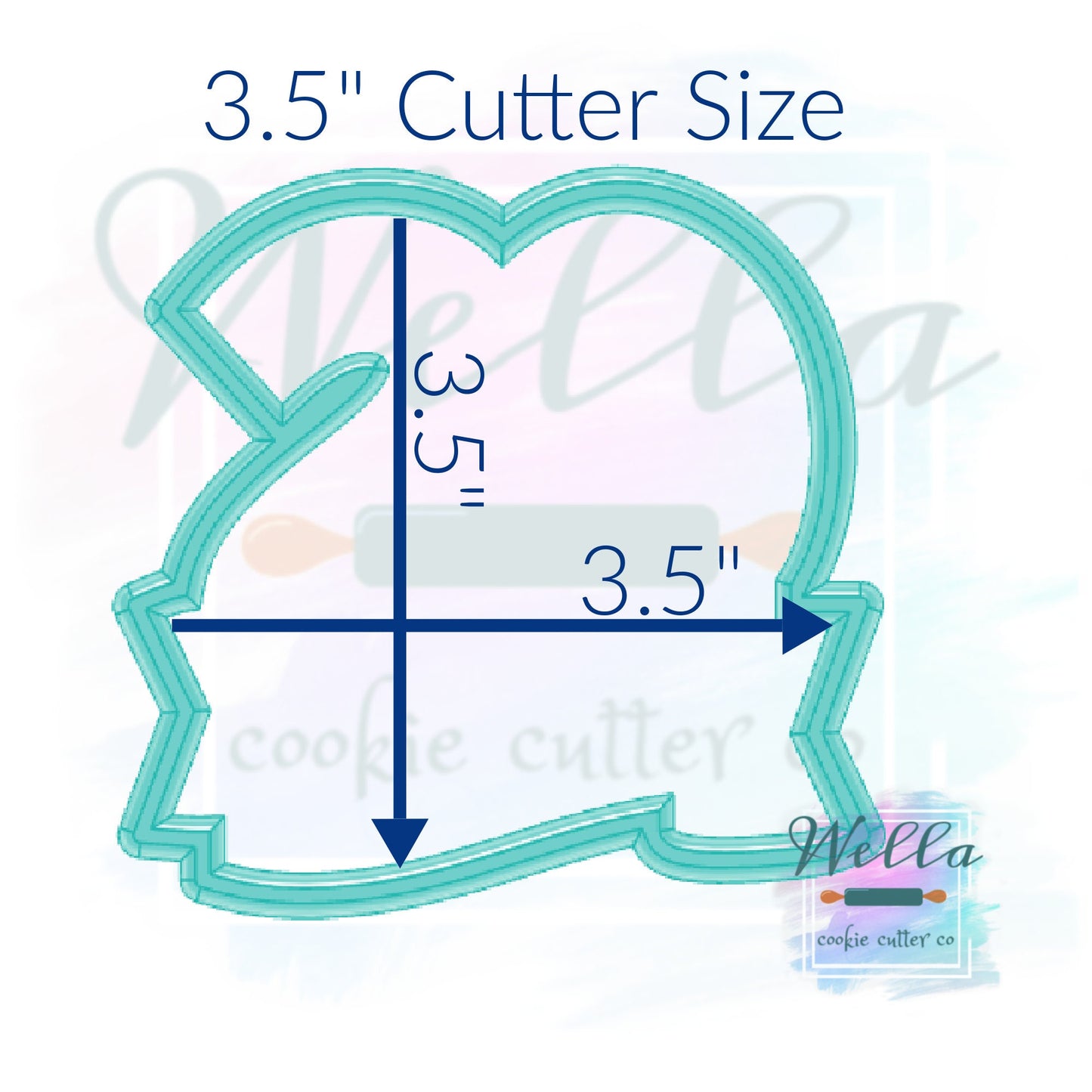 Number 20 with Banner Cookie Cutter, Number Twenty Cookie Cutter, Number 20 with Banner Cookie Cutter, #20 Cookie Cutter