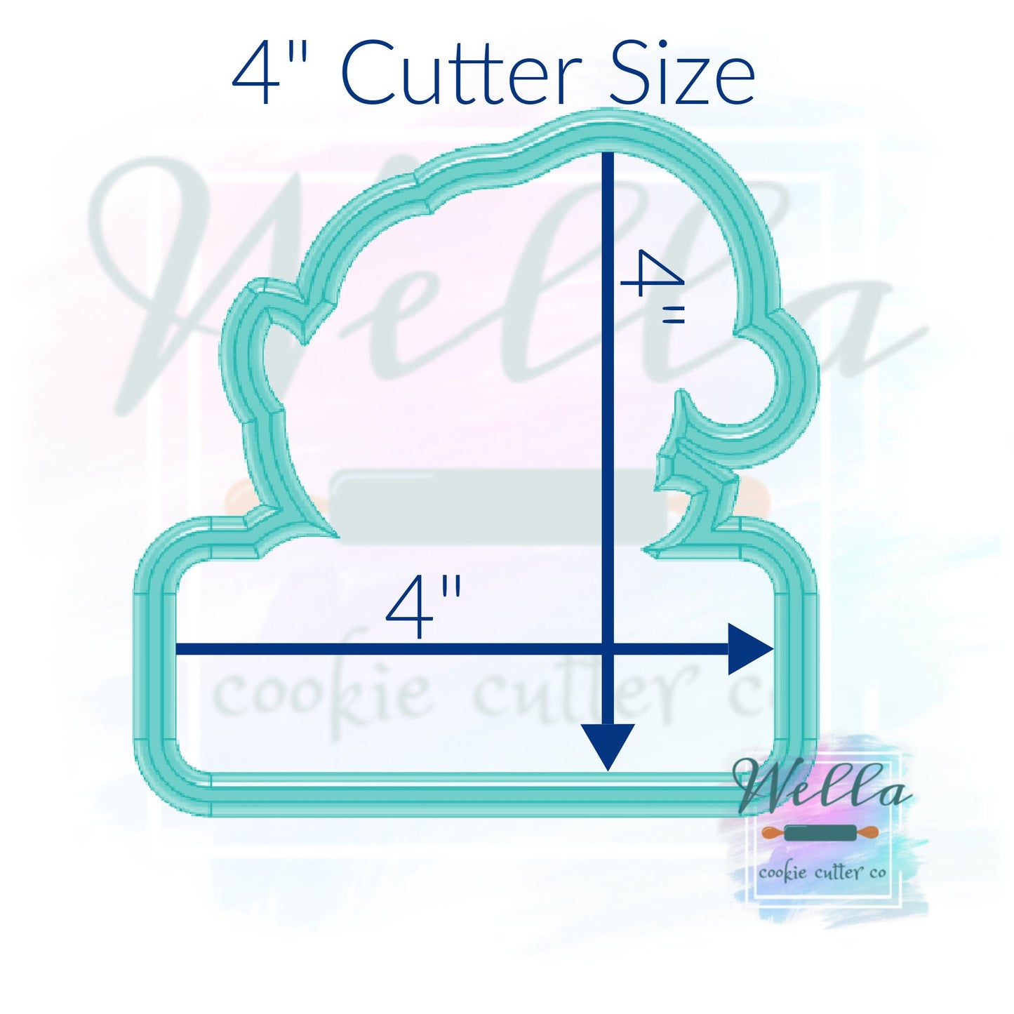 Elf Name Plaque Cookie Cutter with Optional Stencil Guide, Elf Cookie Cutter, I'm Back Cookie Cutter, Christmas Elf Cutter