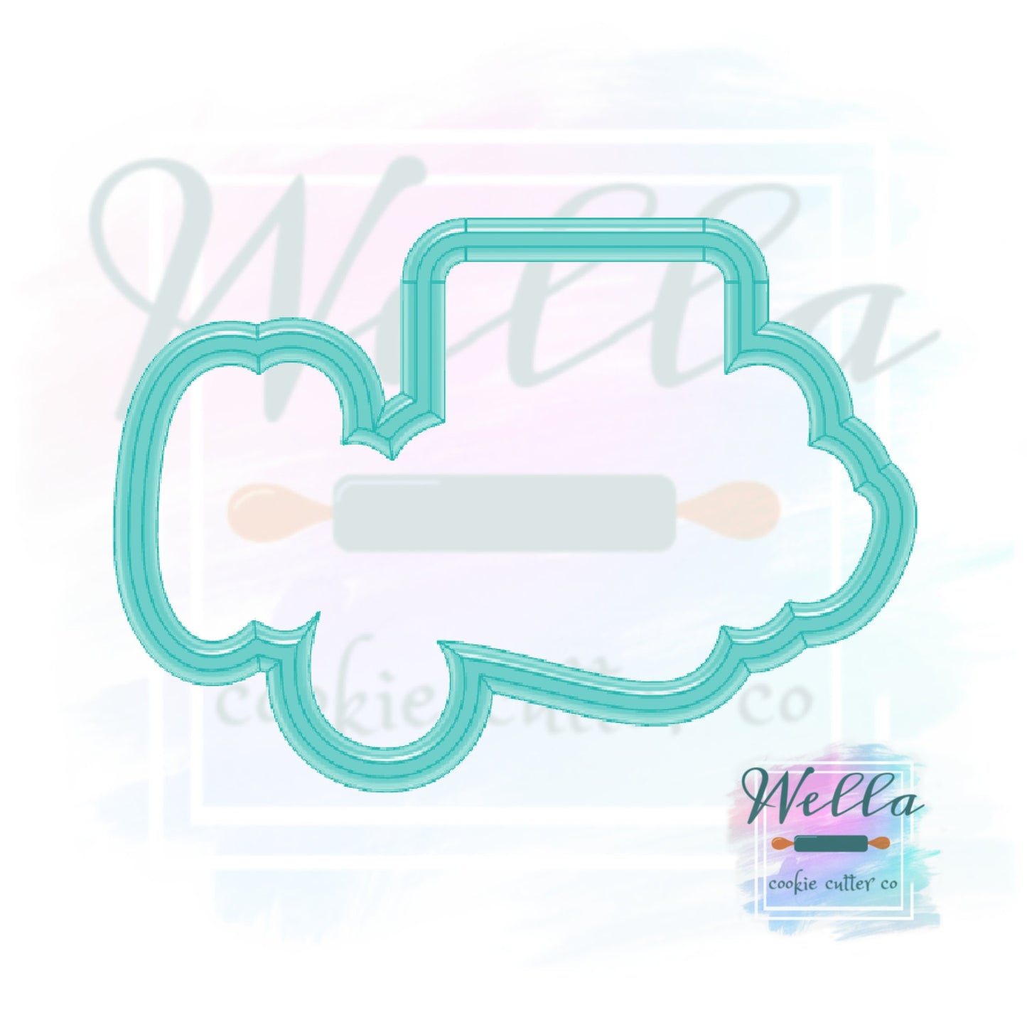 Let's Flamingle Cookie Cutter with Optional Stencil, Lets Flamingle Cutter