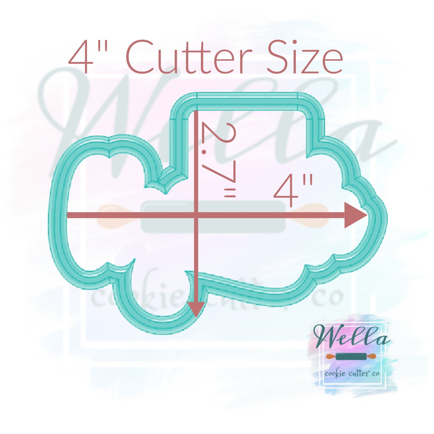 Let's Flamingle Cookie Cutter with Optional Stencil, Lets Flamingle Cutter
