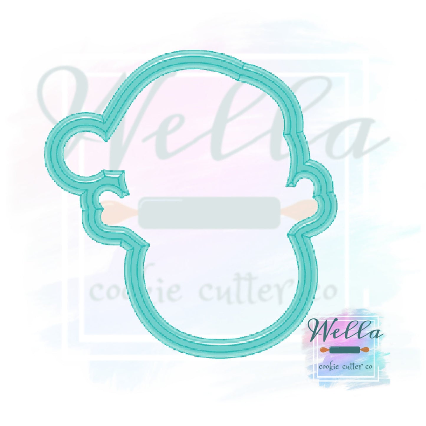 Snowman Cookie Cutter, Christmas Cookie Cutter, Winter Cookie Cutter