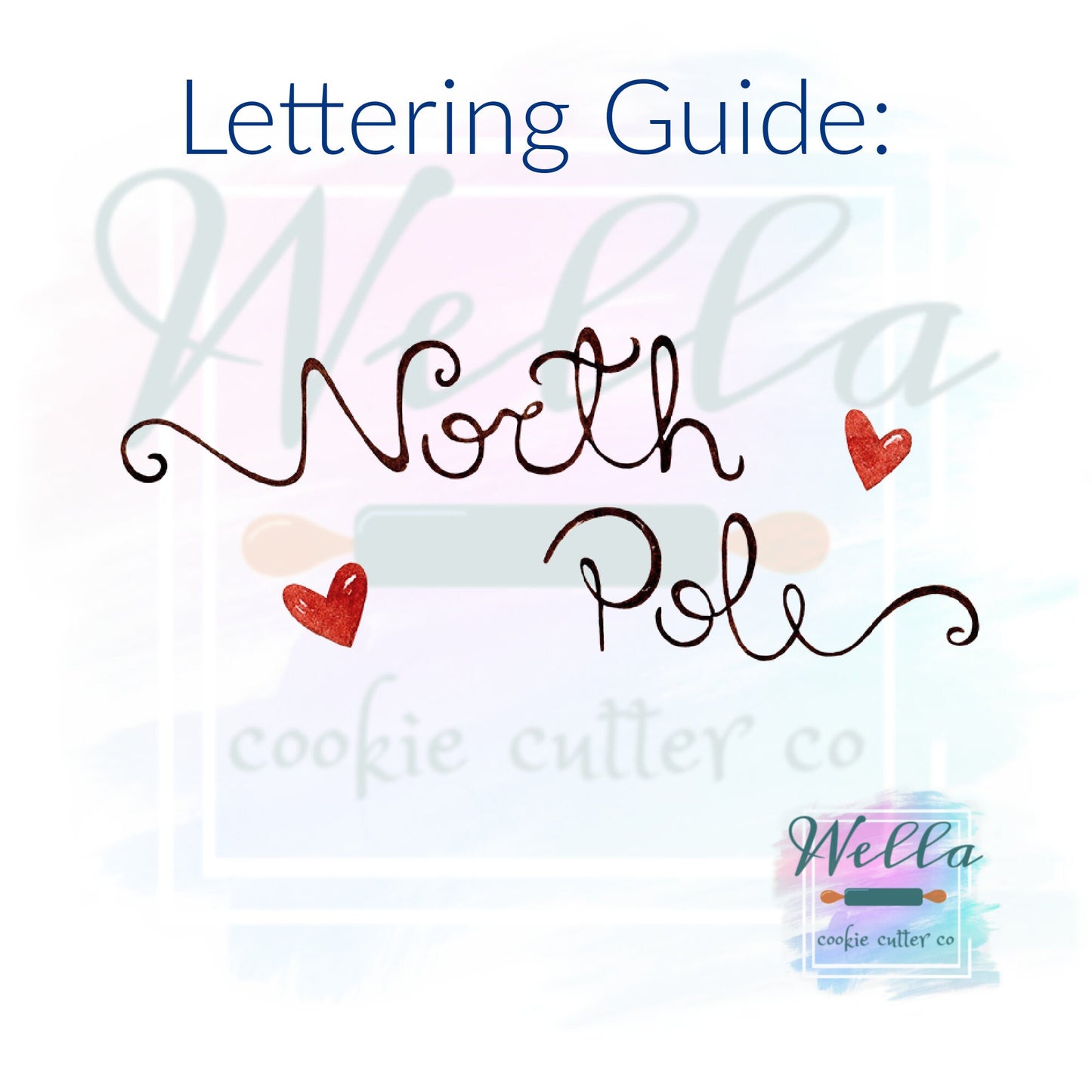 North Pole Cookie Cutter, Christmas Cookie Cutters, North Pole Sign Cookie Cutter, North Pole Cutter
