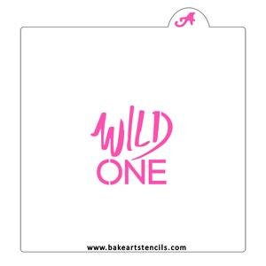 Wild One Cookie Stencil, Two Wild Cookie Stencil, Wild Decorating Stencil