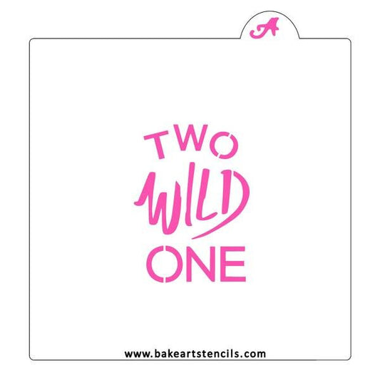 Wild One Cookie Stencil, Two Wild Cookie Stencil, Wild Decorating Stencil