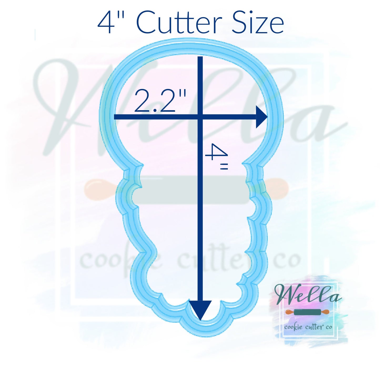 Jellyfish Cookie Cutter, Sea Themed Cookie Cutter, Under the Sea Cutter