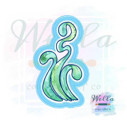 Seaweed Cookie Cutter, Sea Themed Cookie Cutter, Under the Sea Cutter, Ocean Themed Cutter
