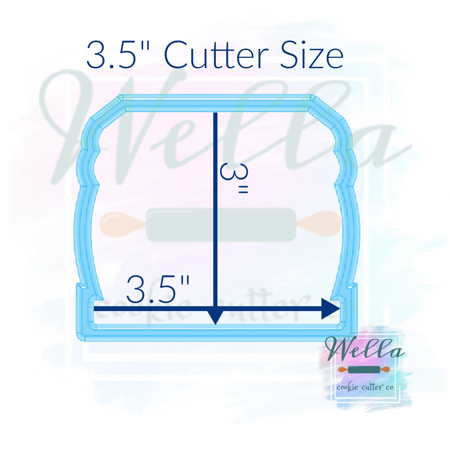 Smores Cookie Cutter, Chubby Smores Cookie Cutter, S'mores Cookie Cutter