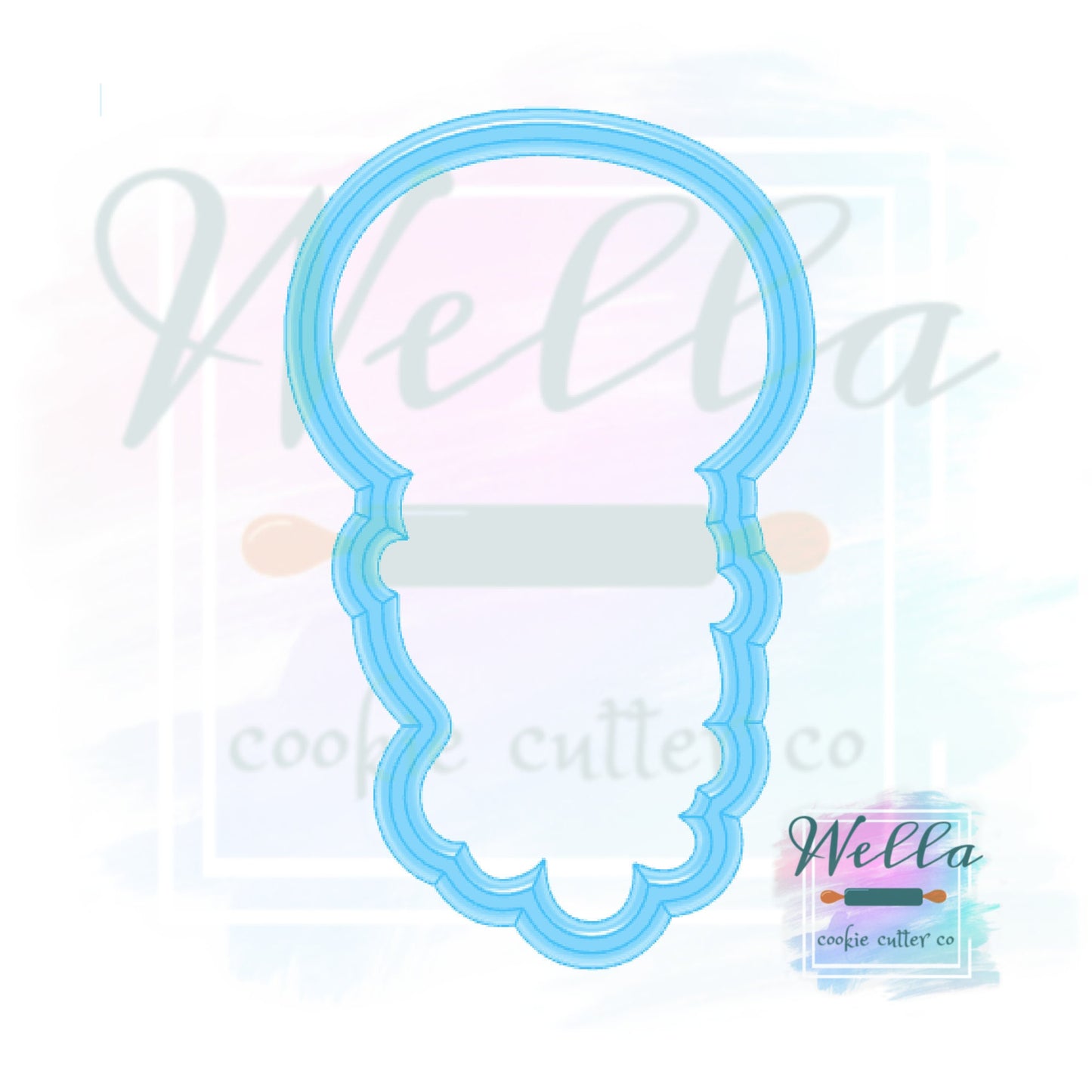 Jellyfish Cookie Cutter, Sea Themed Cookie Cutter, Under the Sea Cutter