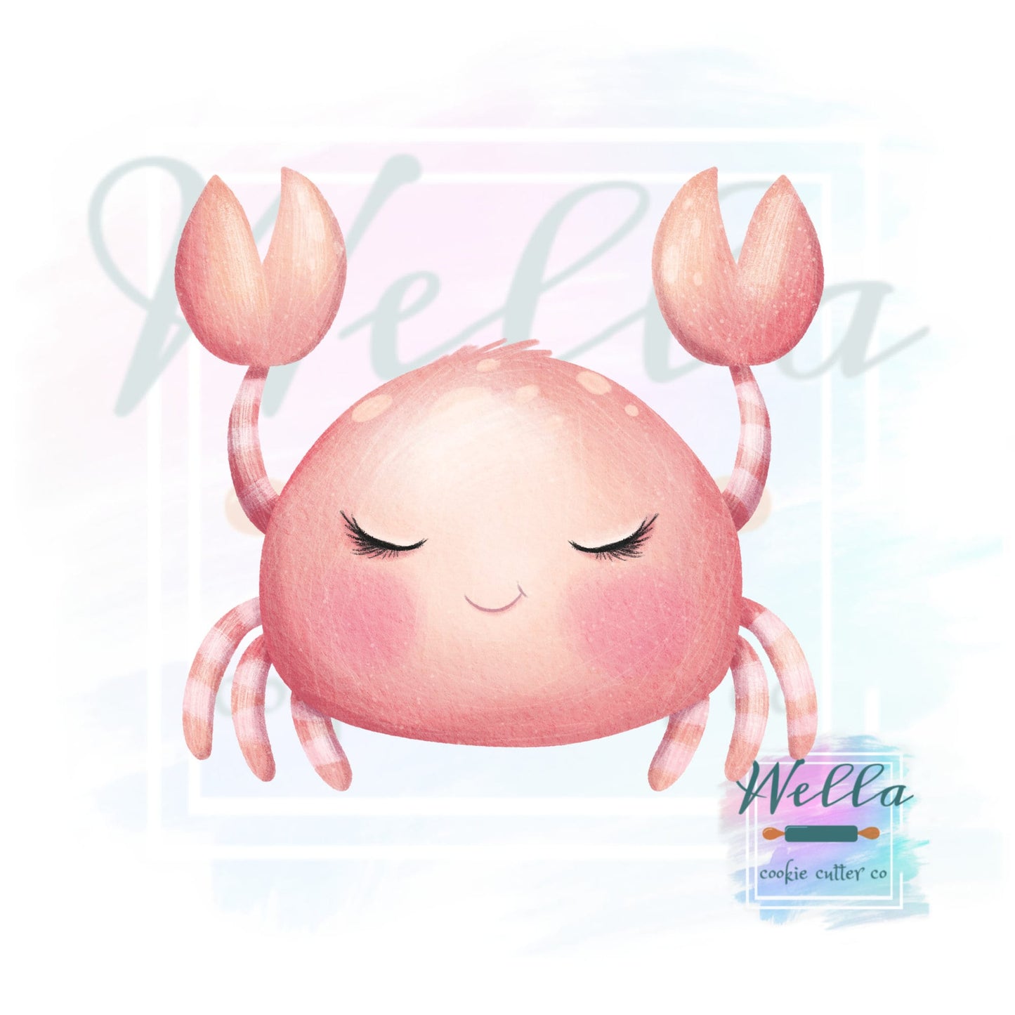 Crab Cookie Cutter, Sea Themed Cookie Cutter, Under the Sea Cutter