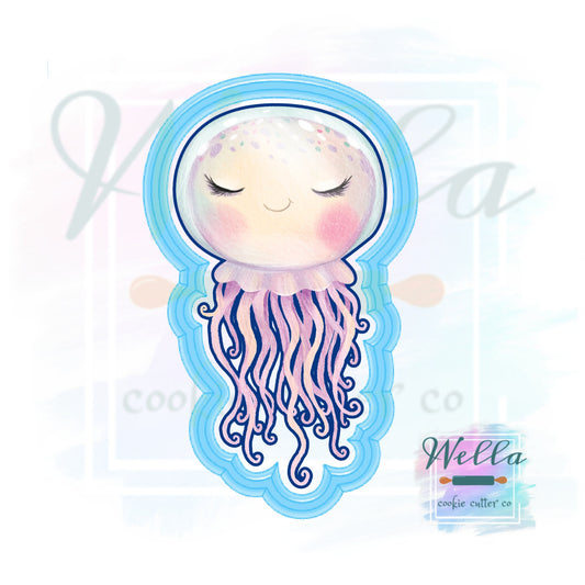Jellyfish Cookie Cutter, Sea Themed Cookie Cutter, Under the Sea Cutter