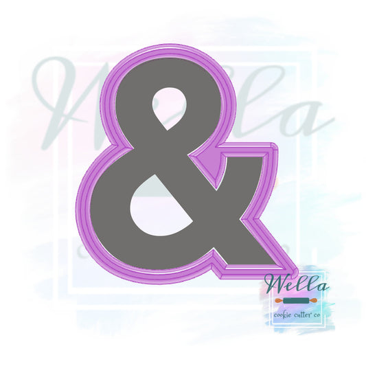 Ampersand #2 Cookie Cutter, Wedding Cookie Cutter