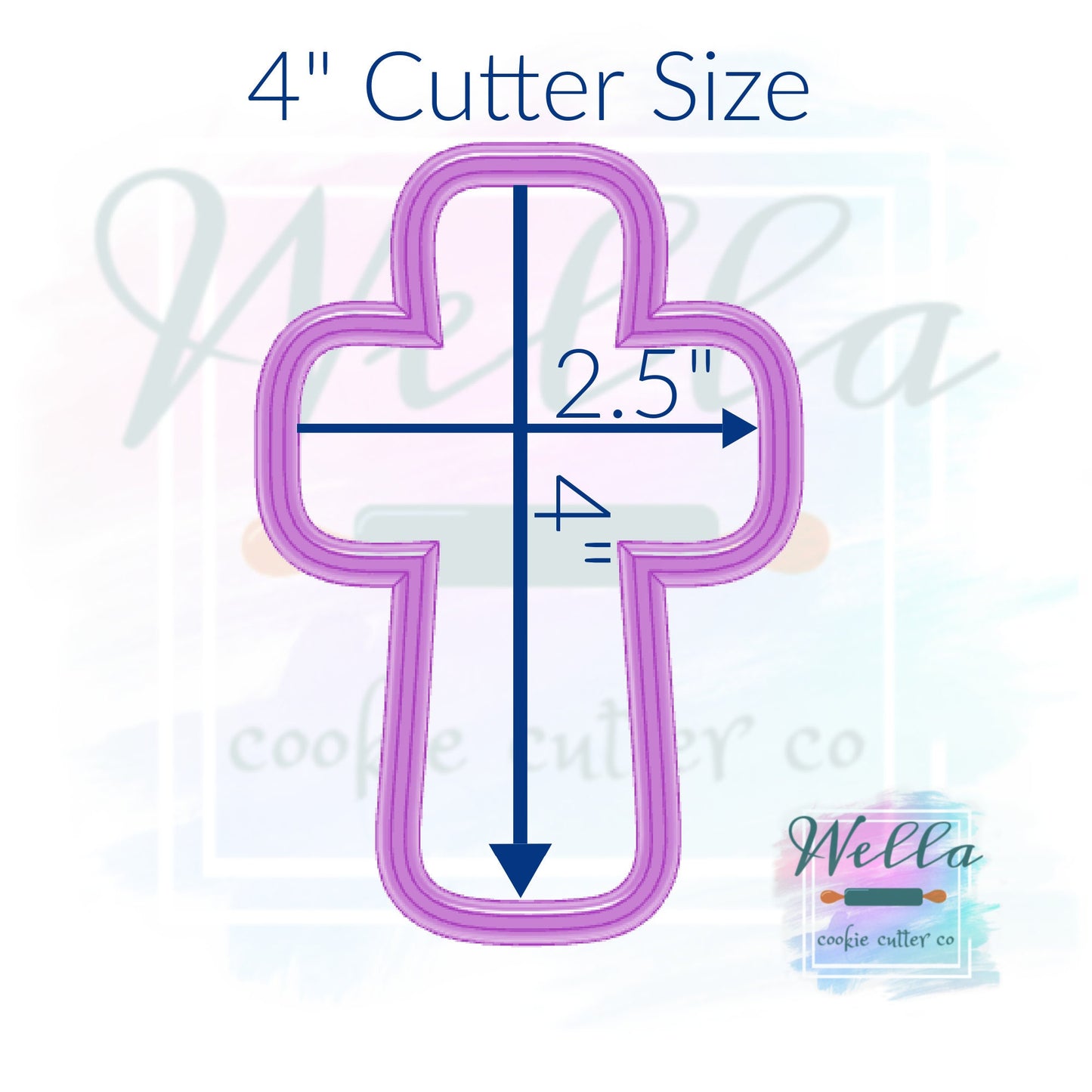 Cross Cookie Cutter, Simple Cross Cookie Cutter