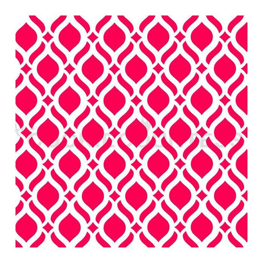 Royal Tiles Stencil, Cookie Stencil