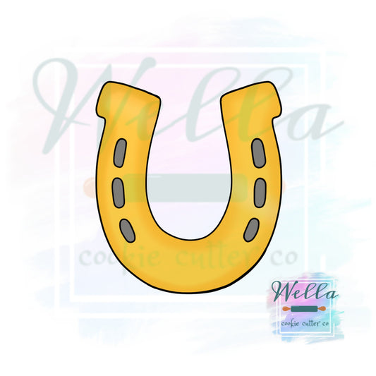 Horseshoe Cookie Cutter, Lucky Horseshoe Cookie Cutter, Saint Patricks Day Cutter