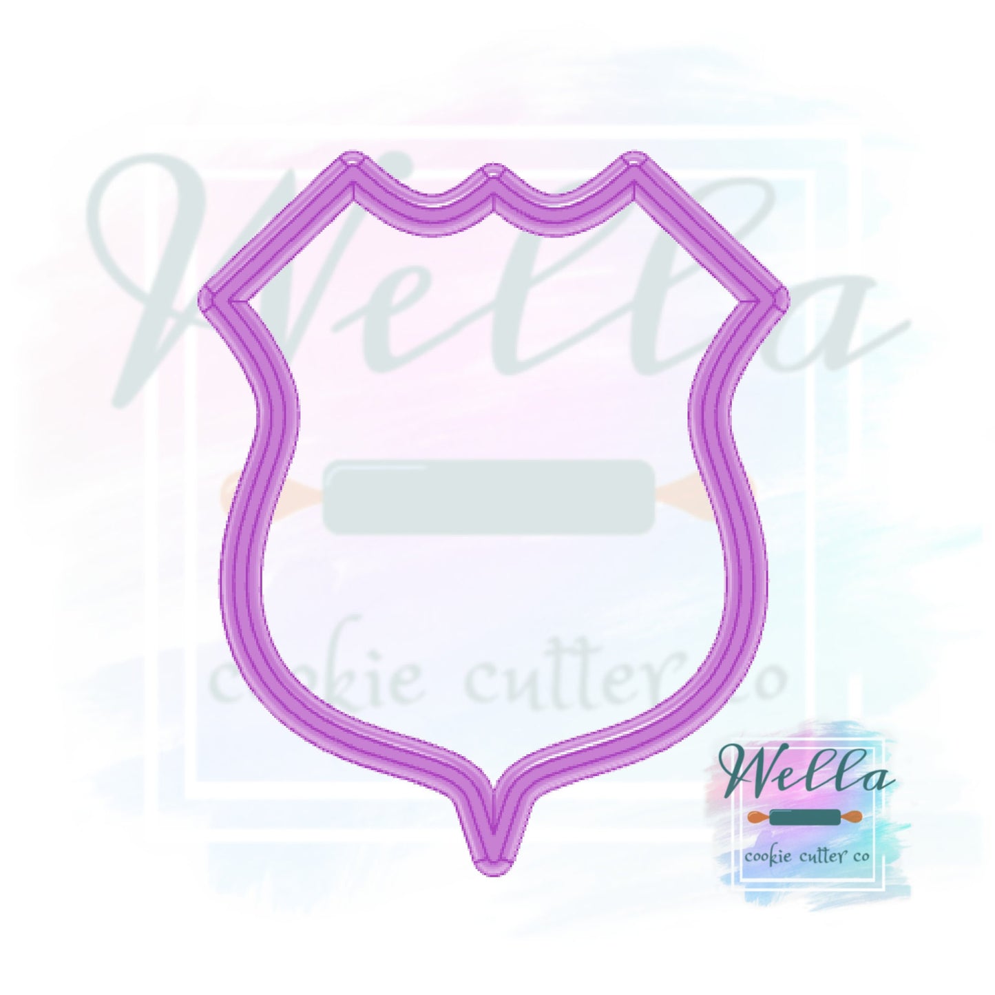 Police Badge Cookie Cutter