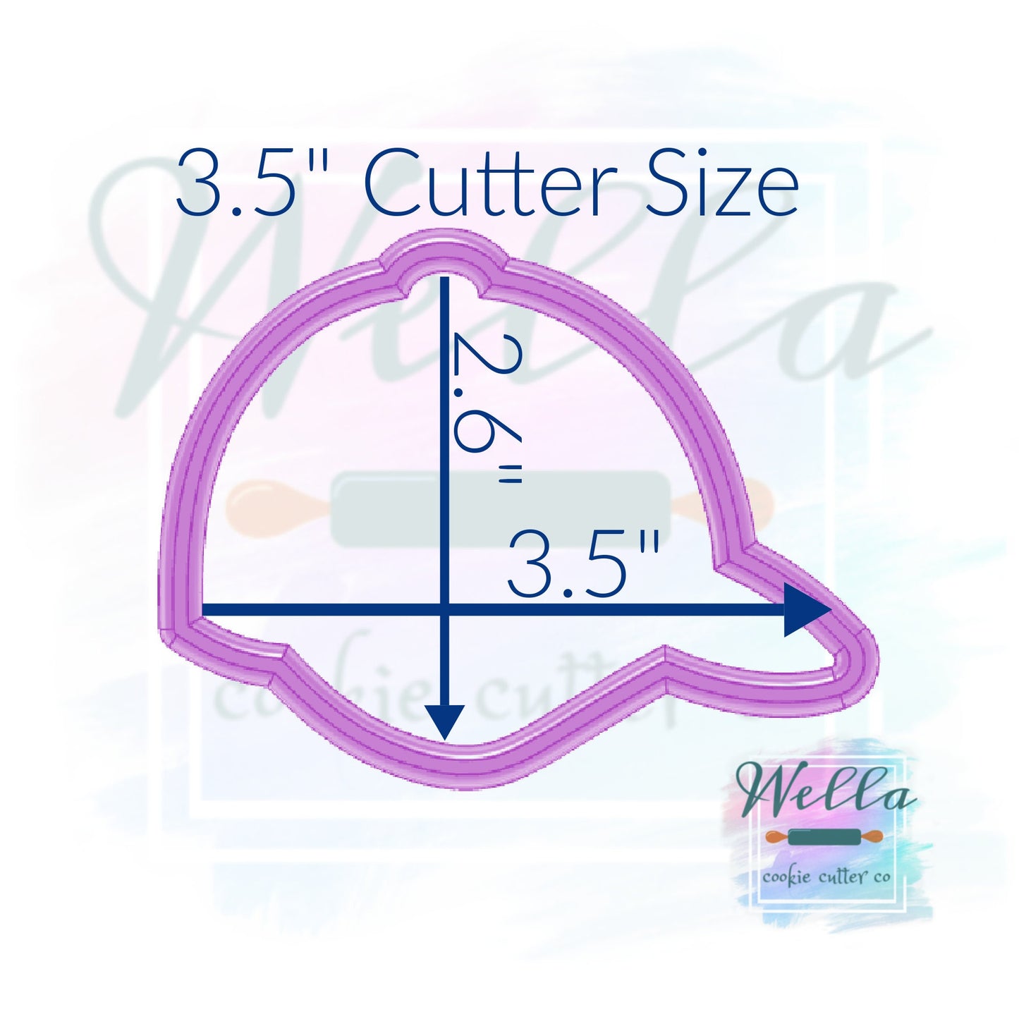 Baseball Cap Cookie Cutter