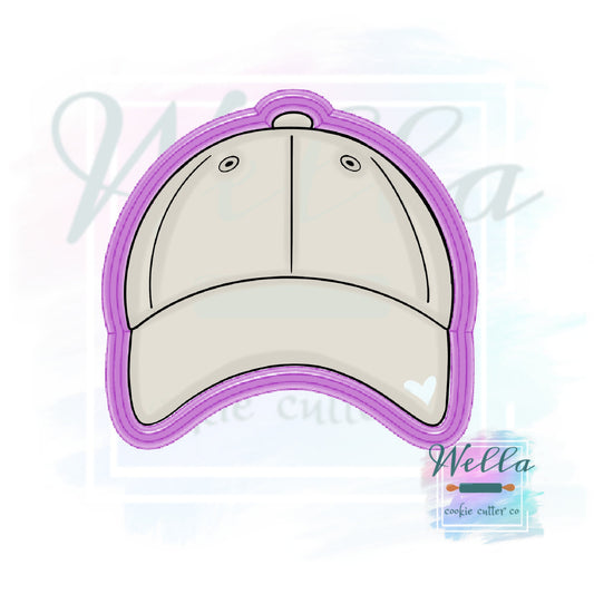 Baseball Cap Front View Cookie Cutter