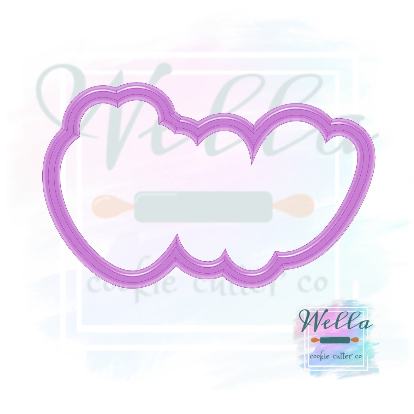 Strawberry ONE Cookie Cutter with Optional Stencil