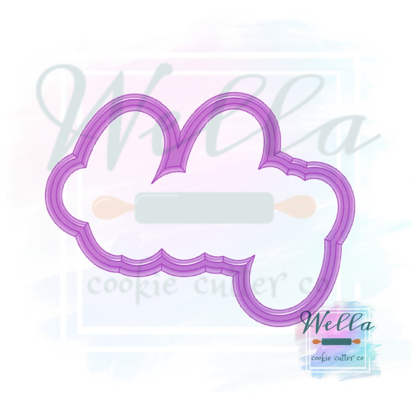 baby Text Cookie Cutter with Optional Stencil
