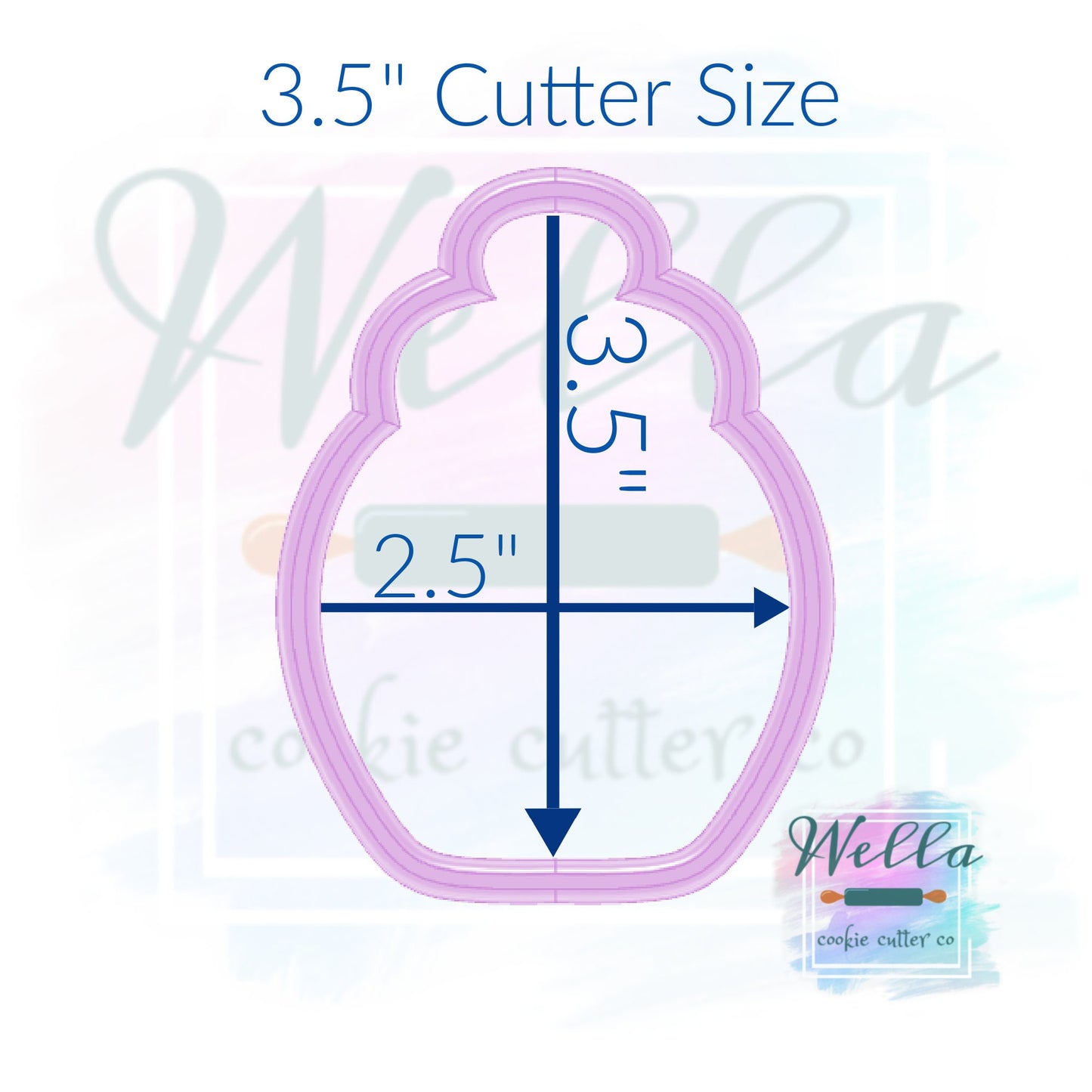 Baby Bottle Chubby Cookie Cutter