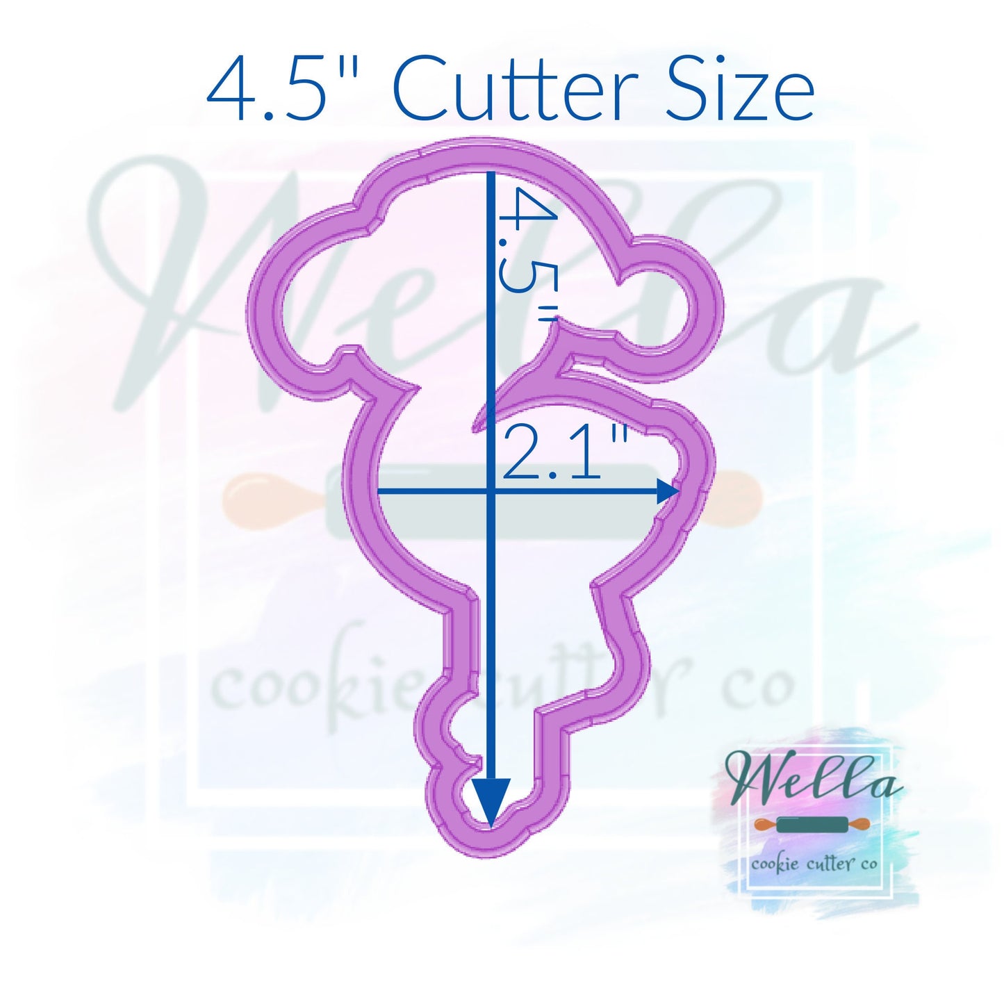Flamingo with Santa Hat Cookie Cutter, Christmas in July Cookie Cutter