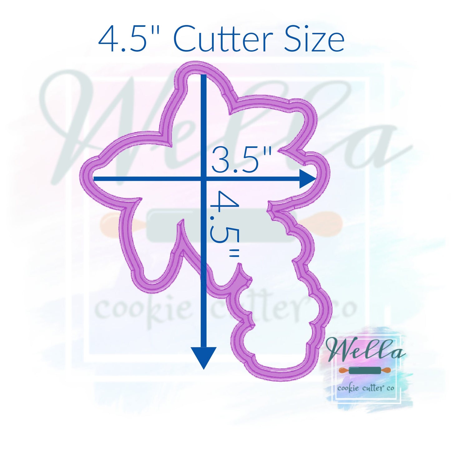 Palm Tree with Christmas Lights Cookie Cutter, Christmas in July Cookie Cutter