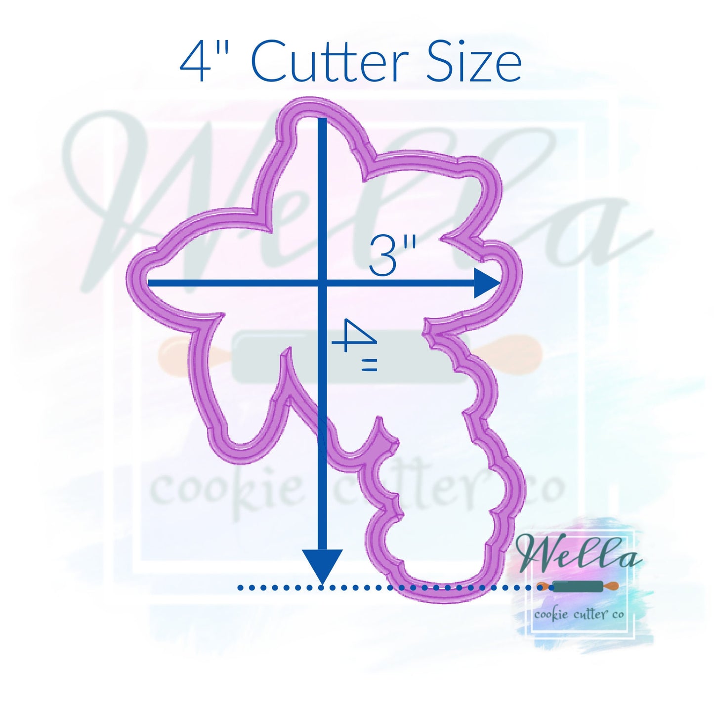 Palm Tree with Christmas Lights Cookie Cutter, Christmas in July Cookie Cutter