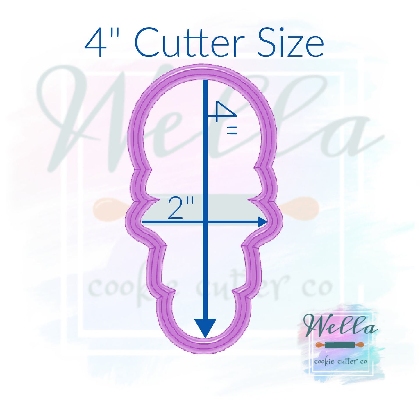 Baby Rattle with Double Bow Cookie Cutter with Optional Stencil