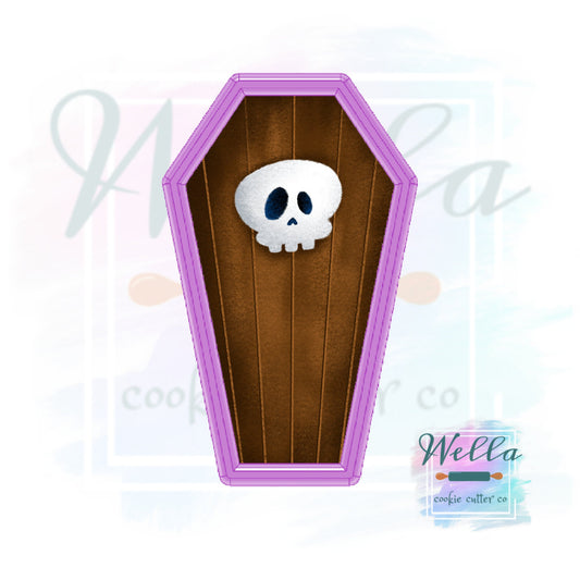 Coffin Cookie Cutter, Halloween Cookie Cutter