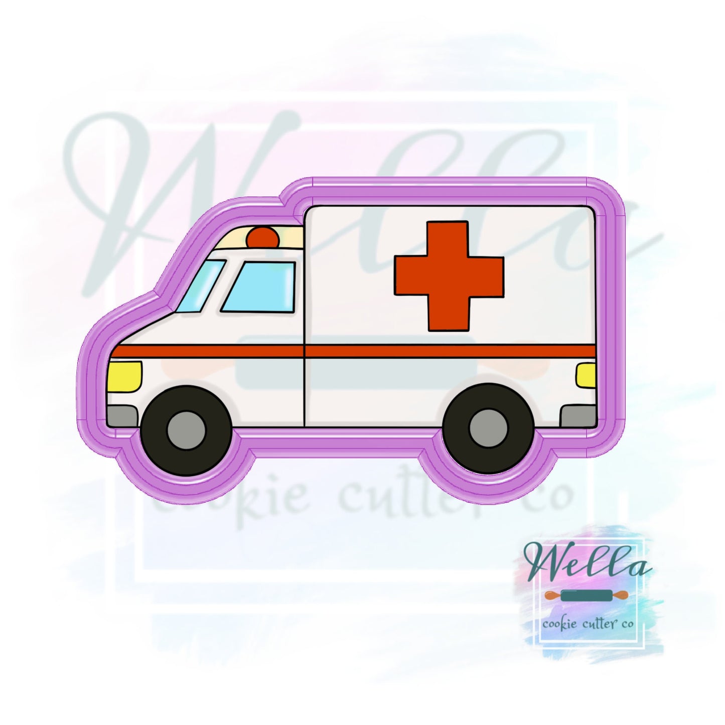 Delivery Truck Cookie Cutter, Ambulance Cookie Cutter