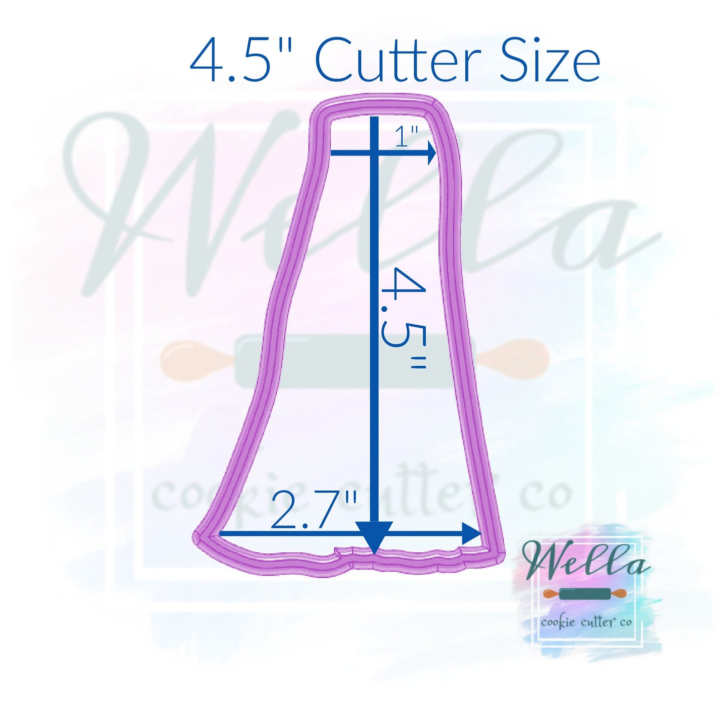 Bell Bottom Jeans Cookie Cutter