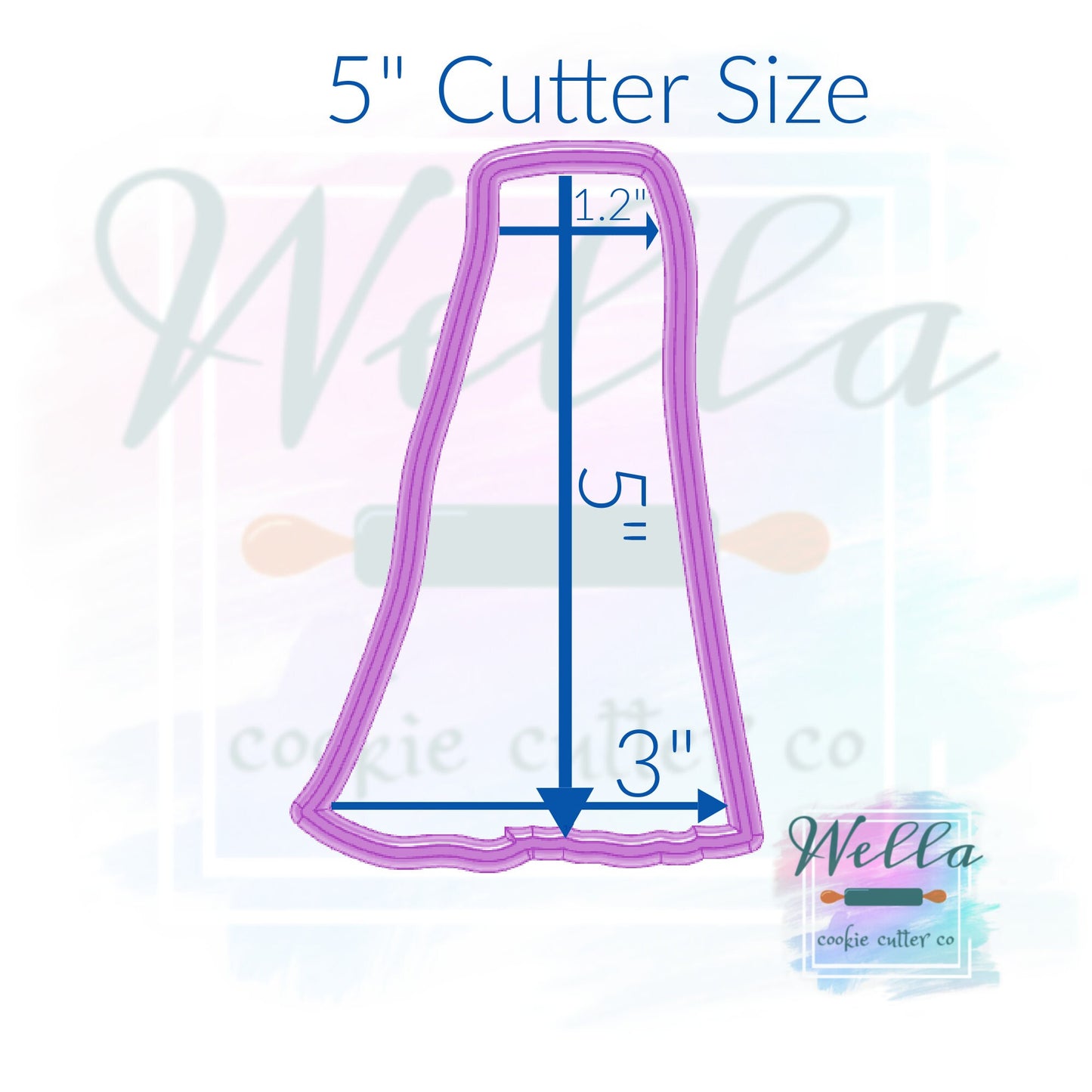 Bell Bottom Jeans Cookie Cutter