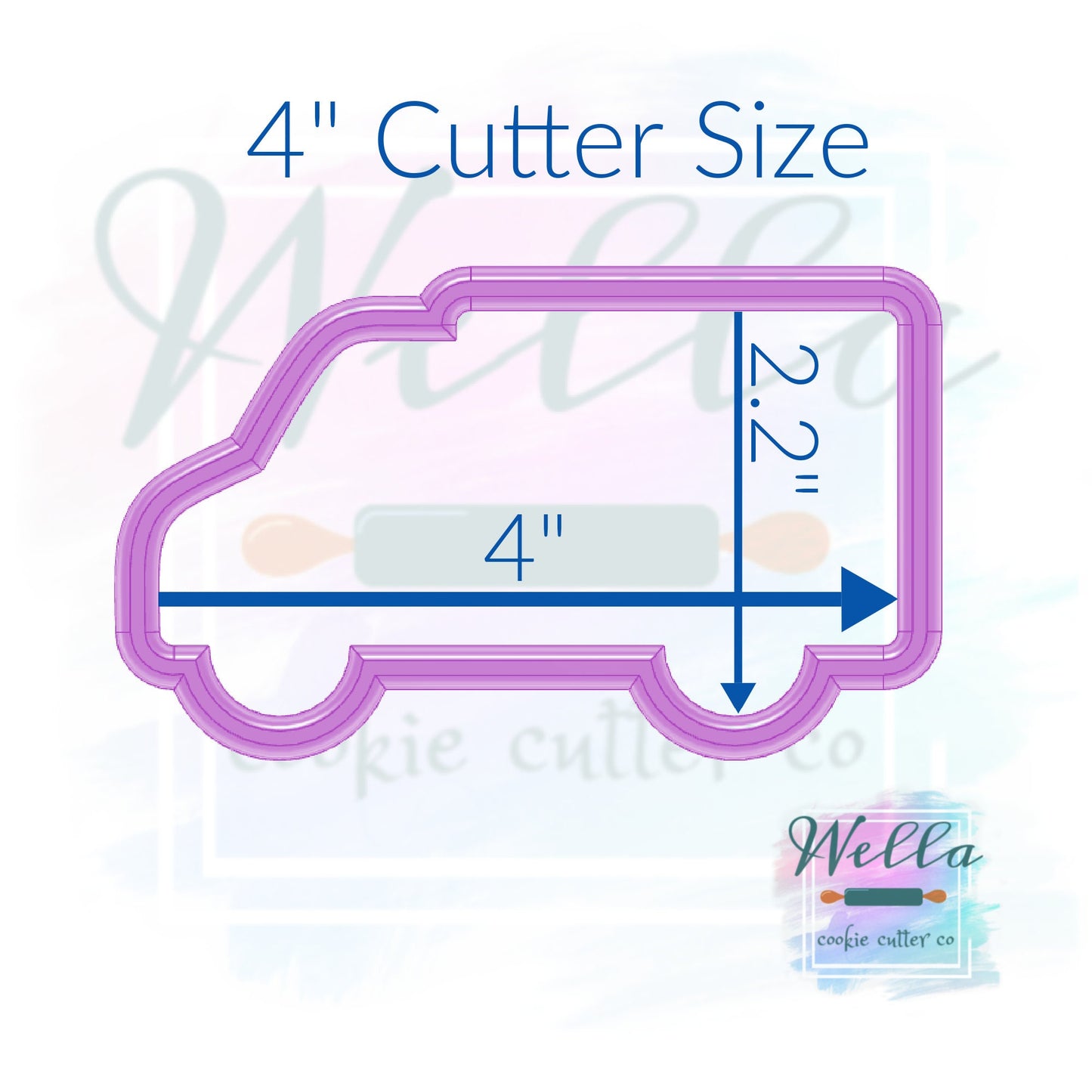Delivery Truck Cookie Cutter, Ambulance Cookie Cutter