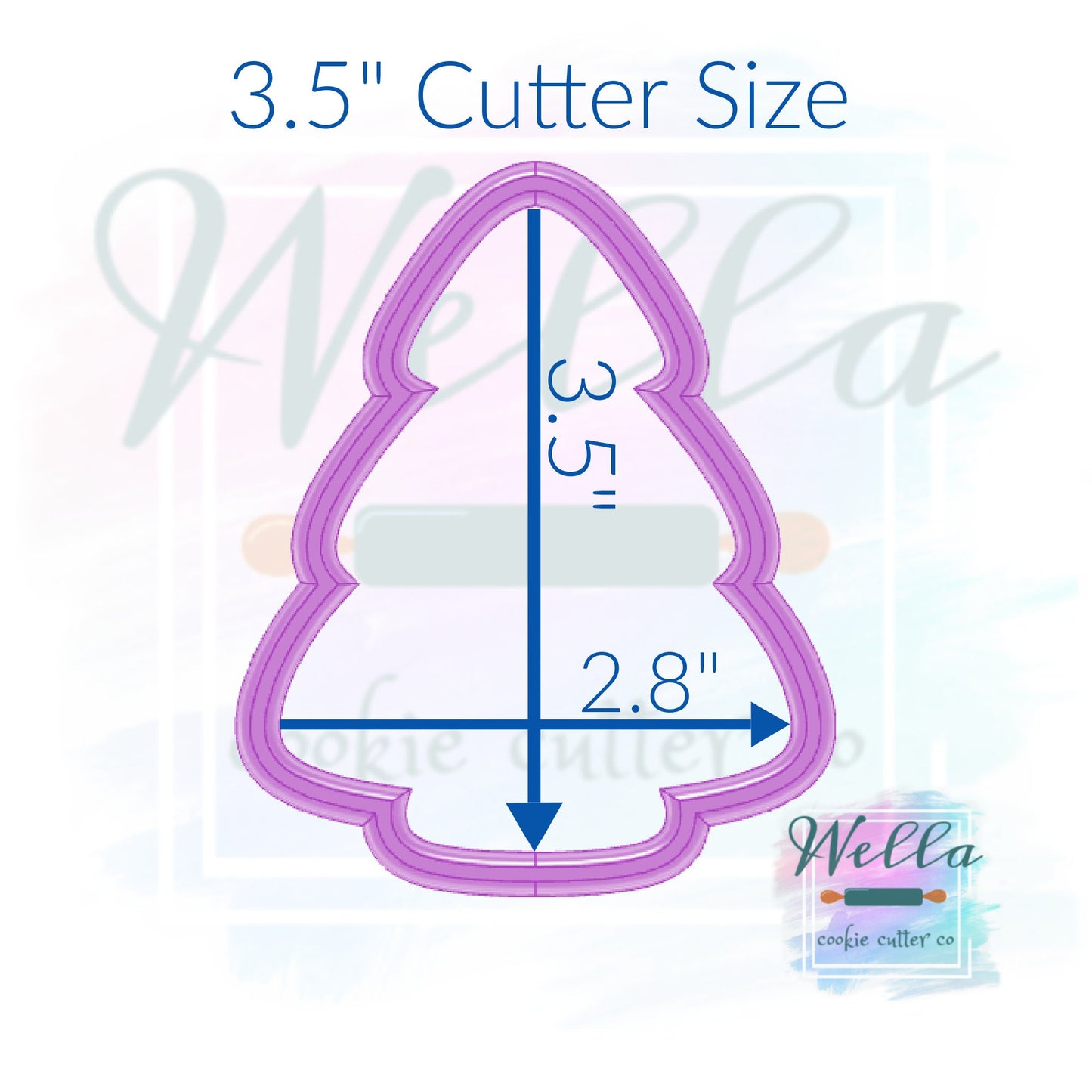 Christmas Tree Cake Cookie Cutter