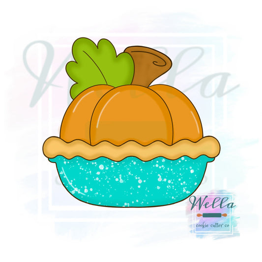 Pumpkin Bake with Leaf Cookie Cutter, Fall Cookie Cutter, Pumpkin Cookie Cutter