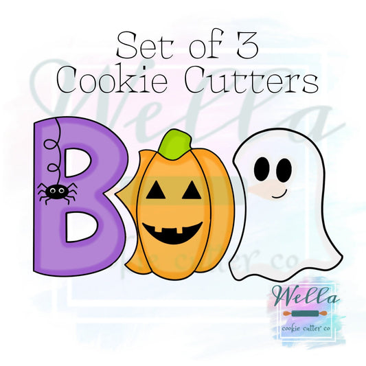 BOO Puzzle Set Cookie Cutters - Set of 3 Cookie Cutters
