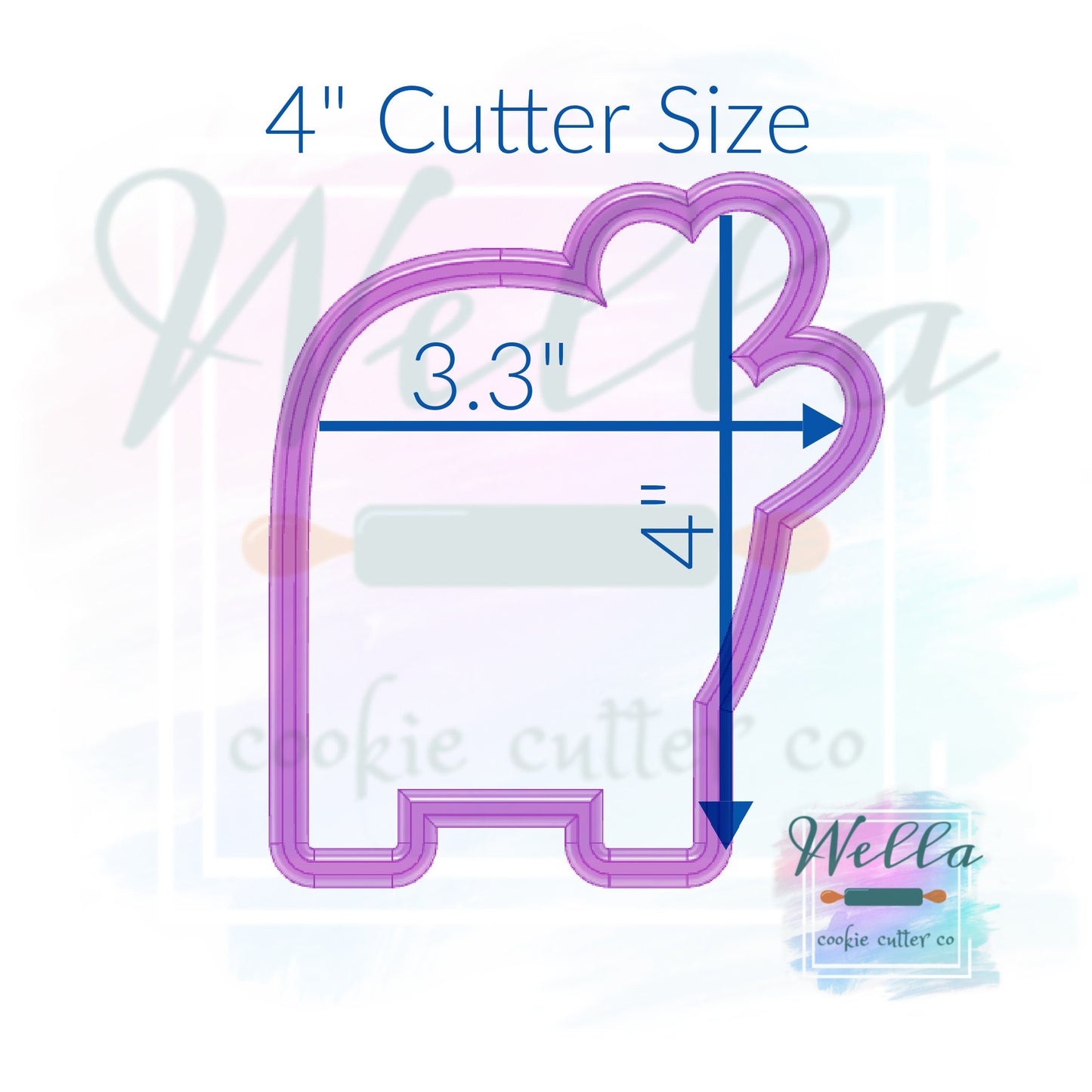 Love Mailbox with Balloons Cookie Cutter, Valentine's Day Cookie Cutter