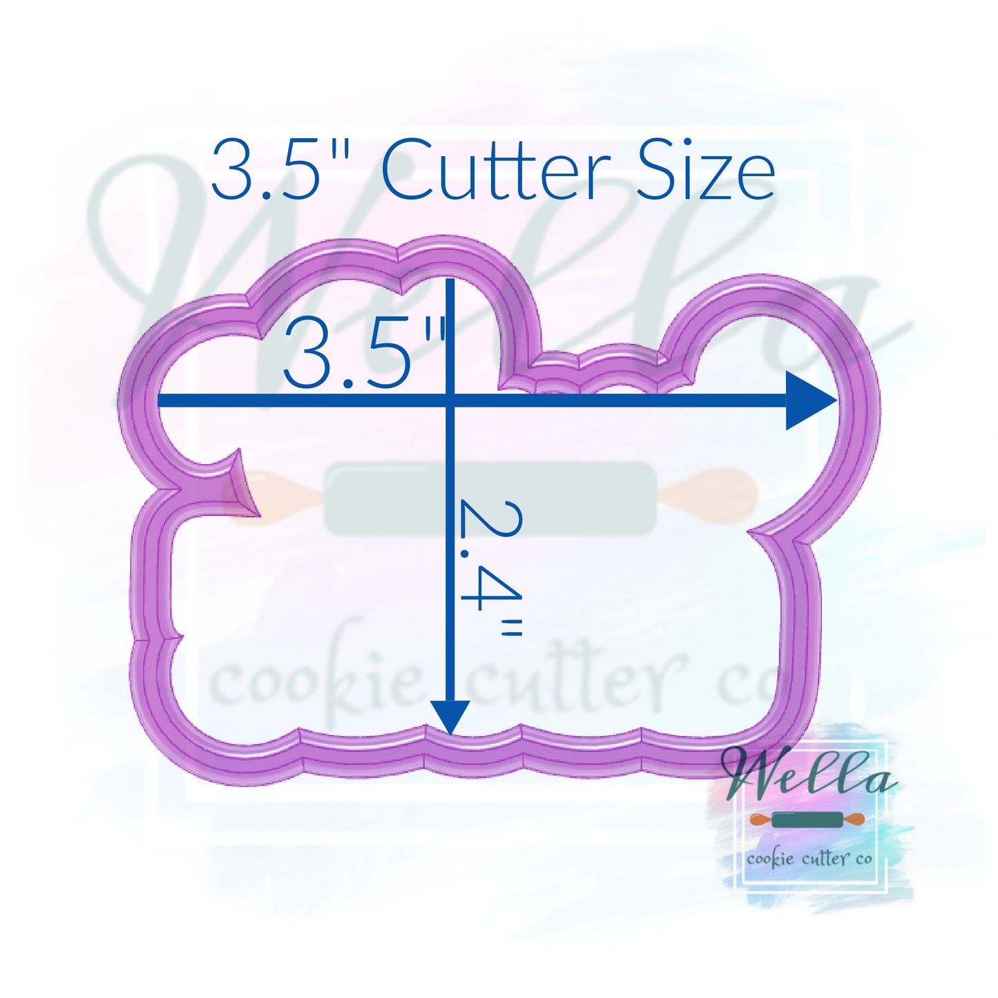 Graduation Class of 2025 #1 Cookie Cutter with Optional Stencil