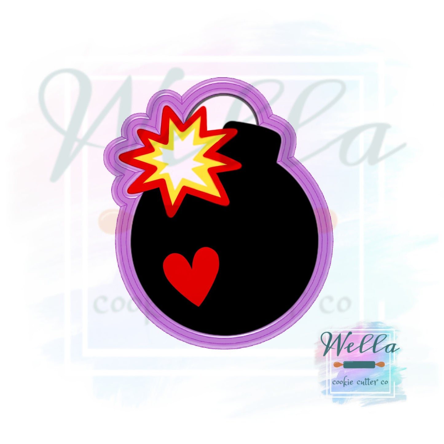 You're the BOMB Cookie Cutter Set with Optional Stencil